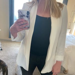 Classic White Boyfriend Blazer from Nordstrom